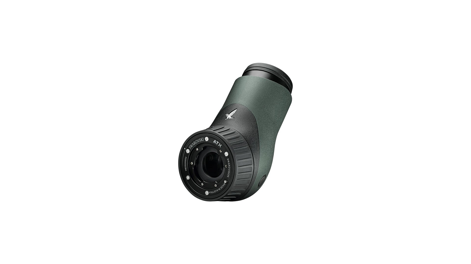 SWAROVSKI ATX-Eyepiece Module Angled. Available at the local store the Lookout, is located in Prescott, AZ.