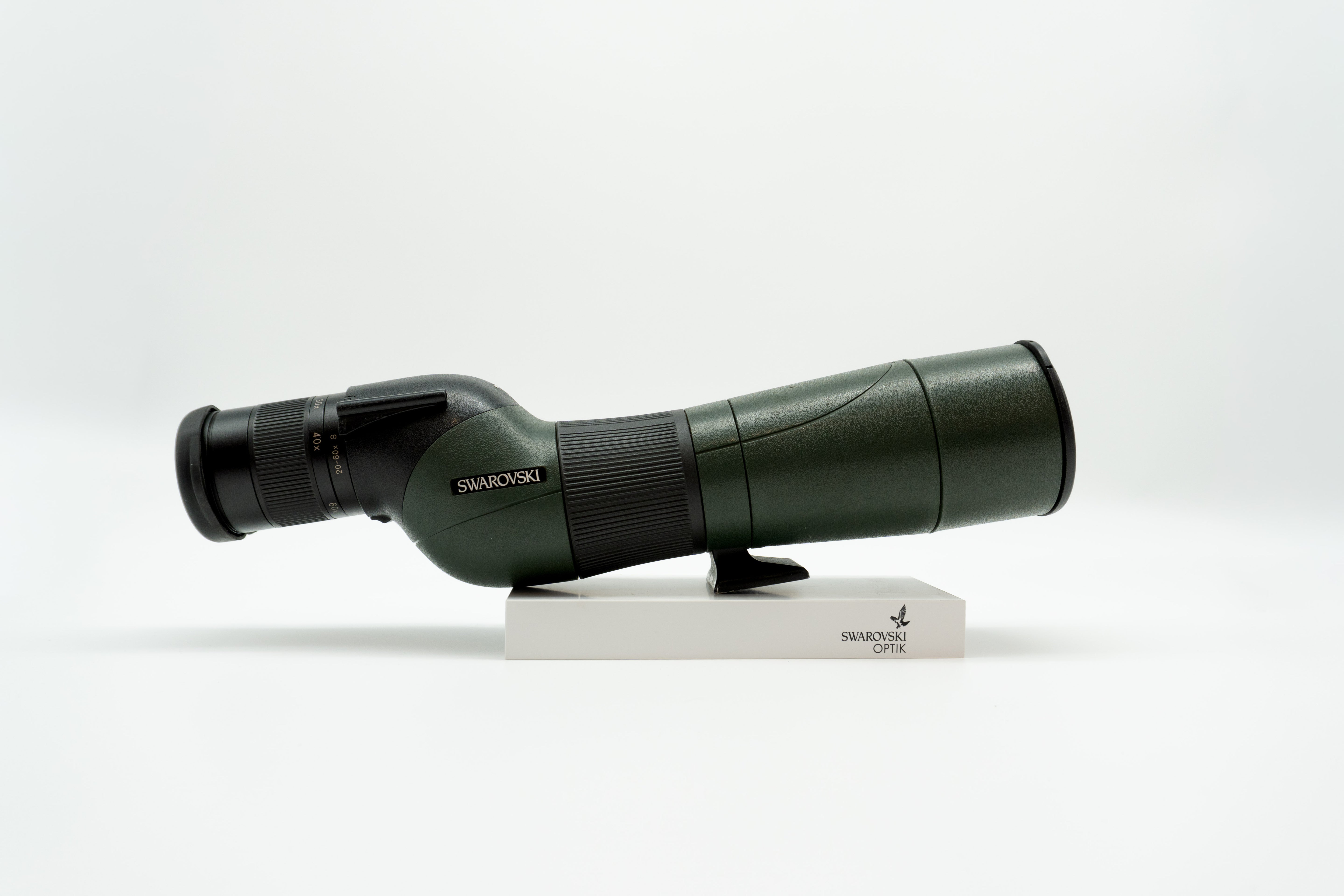 Used Swarovski STS 65 HD spotting scope, 65mm objective lens view - The Lookout, Prescott AZ