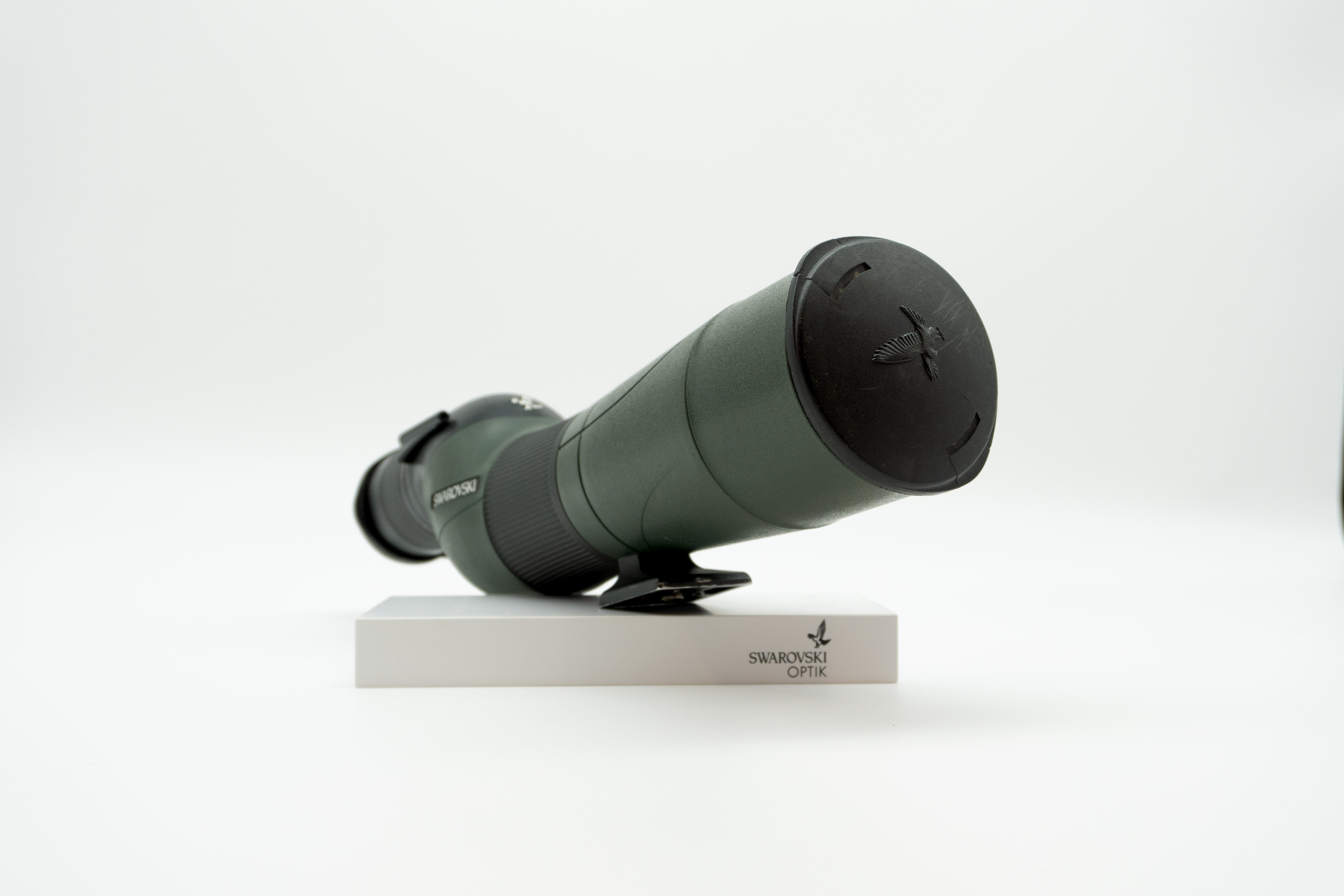 Used Swarovski STS 65 HD spotting scope, 65mm objective lens view - The Lookout, Prescott AZ