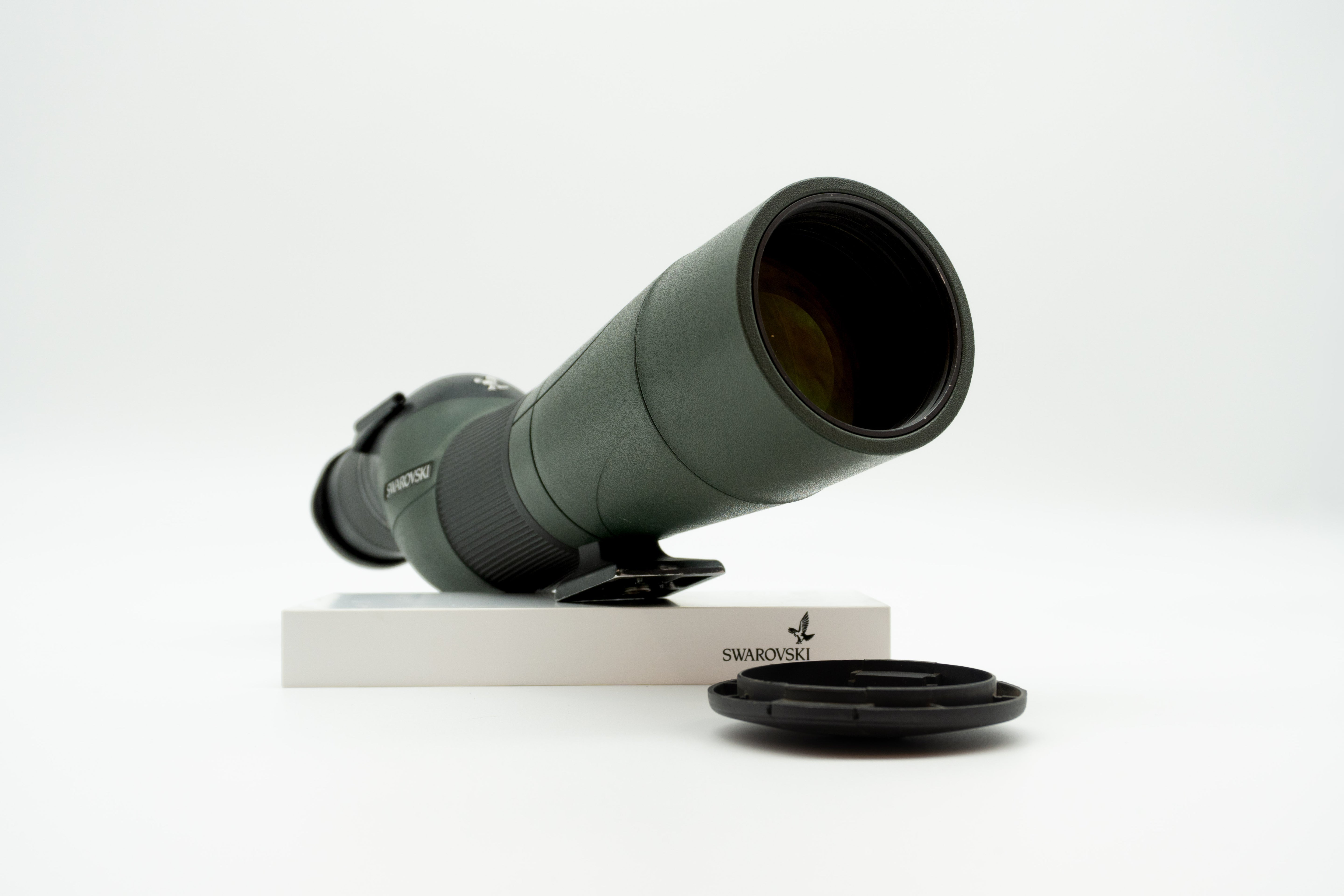 Used Swarovski STS 65 HD spotting scope, 65mm objective lens view - The Lookout, Prescott AZ