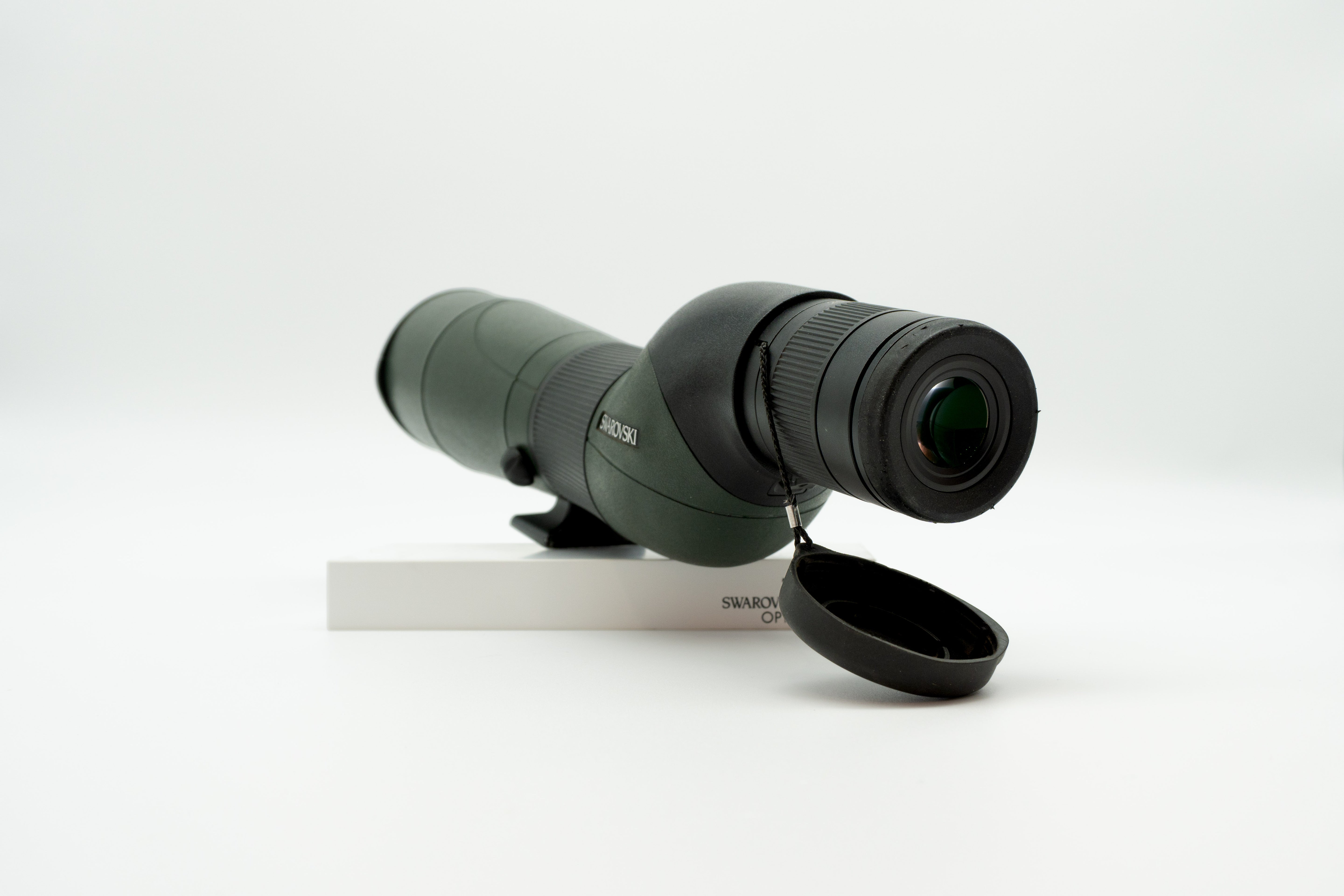 Used Swarovski STS 65 HD spotting scope, 65mm objective lens view - The Lookout, Prescott AZ