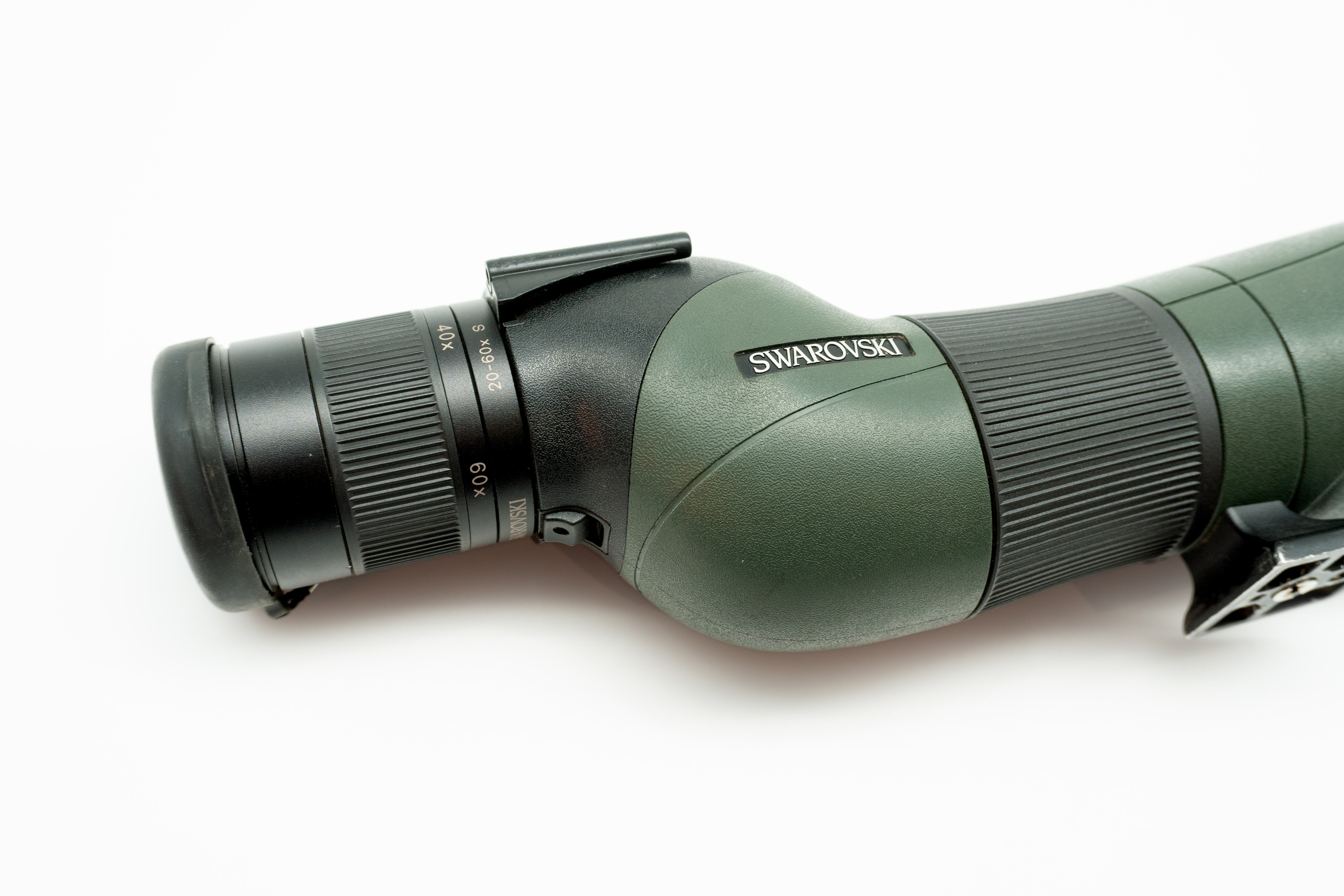Used Swarovski STS 65 HD spotting scope, 65mm objective lens view - The Lookout, Prescott AZ