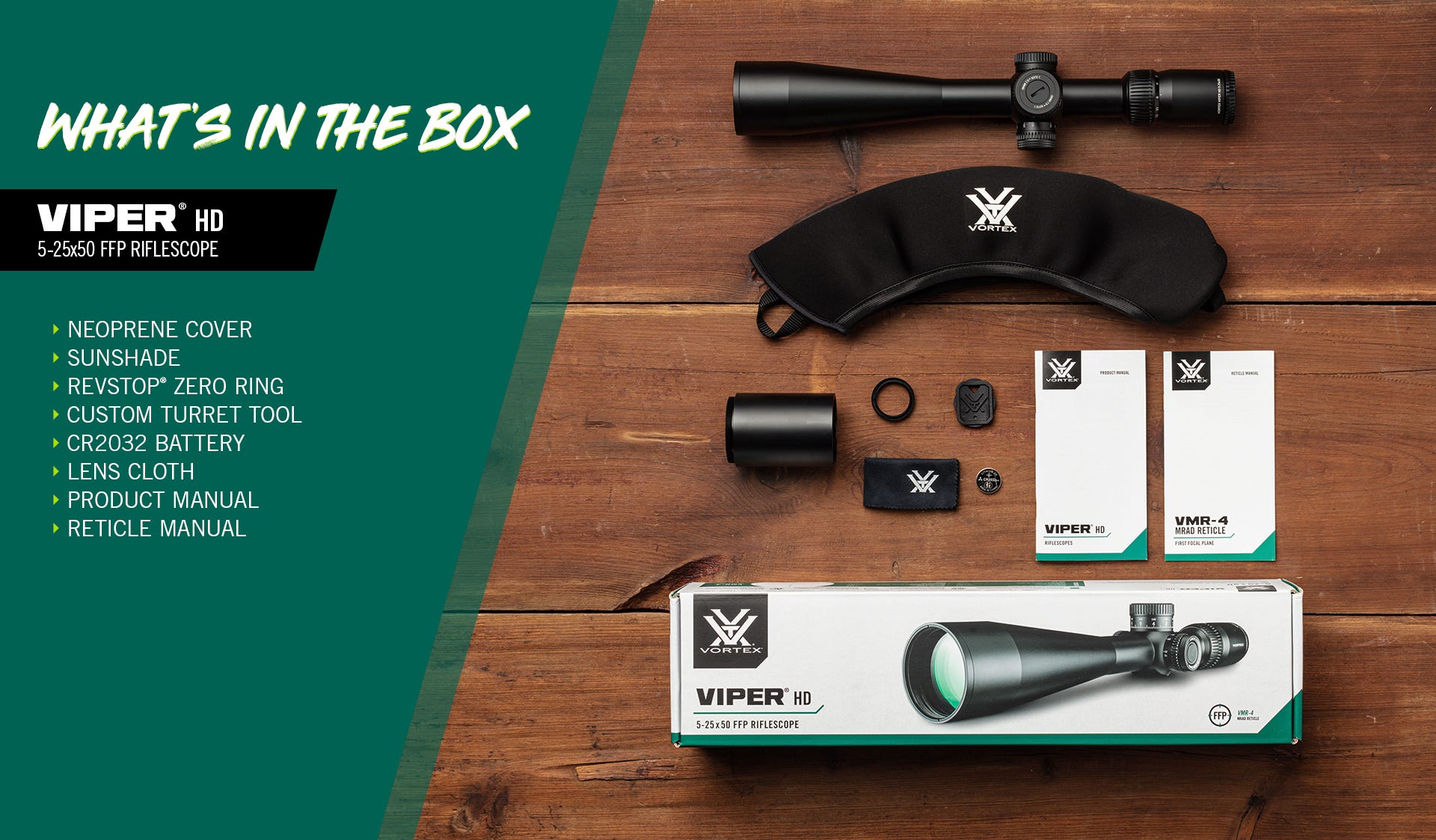 VORTEX Viper HD 5-25X50 FFP. Available at the local store the Lookout, is located in Prescott, AZ.